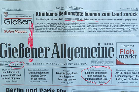 gießener allgemeine zeitung